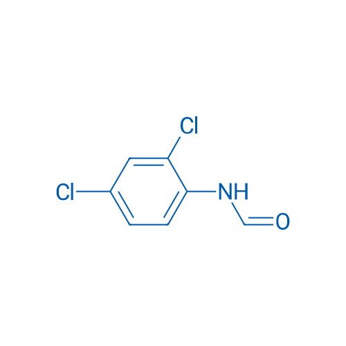 N-(2,4-二氯苯基)甲酰胺 结构式