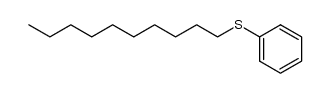 Benzene, (decylthio)- 结构式
