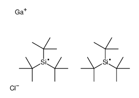Gallium, chlorobis[tris(1,1-dimethylethyl)silyl]- 结构式