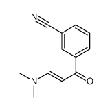 3-[3-(二甲基氨基)-1-氧代-2-丙烯-1-基]苯甲腈 结构式