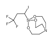 2,8,9-Trioxa-5-aza-1-silabicyclo[3.3.3]undecane, 1-(3,3,3-trifluoro-1-iodopropyl)- 结构式