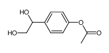 1-(4-乙酰氧基苯基)-1,2-乙二醇 结构式