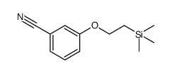 3-[2-(Trimethylsilyl)ethoxy]benzonitrile 结构式