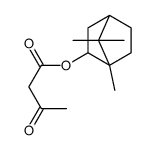 (1,7,7-trimethylnorbornan-2-yl) 3-oxobutanoate 结构式