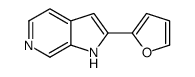 2-呋喃-2-基-1H-吡咯并[2,3-c]吡啶 结构式