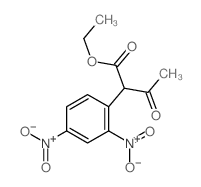 2-(2,4-二硝基苯基)乙酰乙酸乙酯 结构式