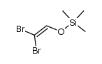 Silane, [(2,2-dibromoethenyl)oxy]trimethyl- 结构式
