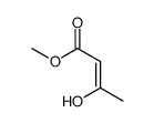 Z-3-羟基-2-丁烯酸甲酯 结构式
