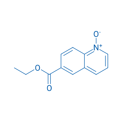ethyl 1-oxidoquinolin-1-ium-6-carboxylate 结构式