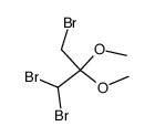 1,1,3-三溴-2,2-二甲氧基丙烷 结构式