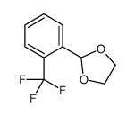 2-[2-(三氟甲基)苯基]-1,3-二氧戊环 结构式