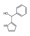 α-苯基-1H-吡咯-2-甲醇 结构式