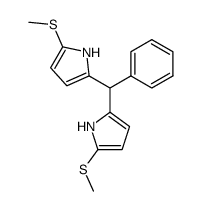 2,2'-(苯亚甲基)双[5-(甲硫基)-1H-吡咯] 结构式