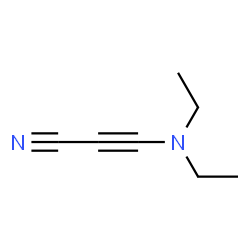 3-(二乙氨基)-2-丙炔腈 结构式