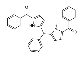 Methanone, 1,1'-[(phenylmethylene)di-1H-pyrrole-5,2-diyl]bis[1-phenyl- 结构式
