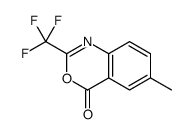 6-甲基-2-(三氟甲基)-4H-3,1-苯并恶嗪-4-酮 结构式