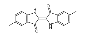 5,5'-Dimethyl-Δ2,2'(3H,3'H)-bi[1H-indole]-3,3'-dione 结构式