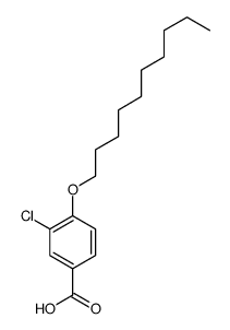 3-氯-4-癸氧基苯甲酸 结构式