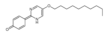 4-[5-(癸氧基)-2-嘧啶基]苯酚 结构式