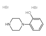 1-(2-羟基苯基)哌嗪二氢溴酸 结构式