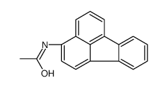 3-乙酰氨基荧蒽 结构式