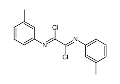 Ethanediimidoyl dichloride, bis(3-methylphenyl)- (9CI) 结构式