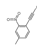 1-(2-碘乙炔基)-4-甲基-2-硝基苯 结构式