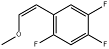 1,2,4-三氟-5-[(1Z)-2-甲氧基乙烯基]苯 结构式