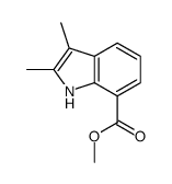 2,3-二甲基-1H-吲哚-7-羧酸甲酯 结构式