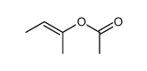 1-甲基丙-1-烯基乙酸酯 结构式