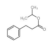 3-苯基丙酸异丙酯 结构式