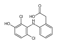 3'-羟基双氯芬酸 结构式