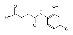 4-[(4-氯-2-羟基苯基)氨基]-4-氧代丁酸 结构式