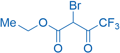 2-溴-3-氧代-4,4,4-三氟丁酸乙酯 结构式