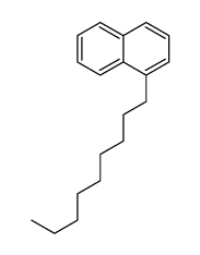 1-壬基萘 结构式