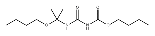 Allophanic acid, 4-(1-butoxy-1-methylethyl)-, butyl ester (6CI,7CI) 结构式