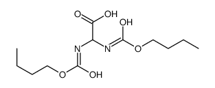 二(丁氧羰基氨基)乙酸 结构式
