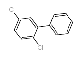 2,5-二氯联苯 结构式