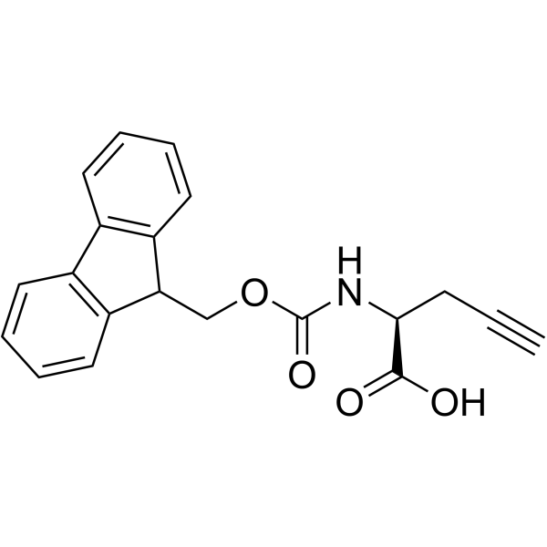 Fmoc-L-炔丙基甘氨酸 结构式
