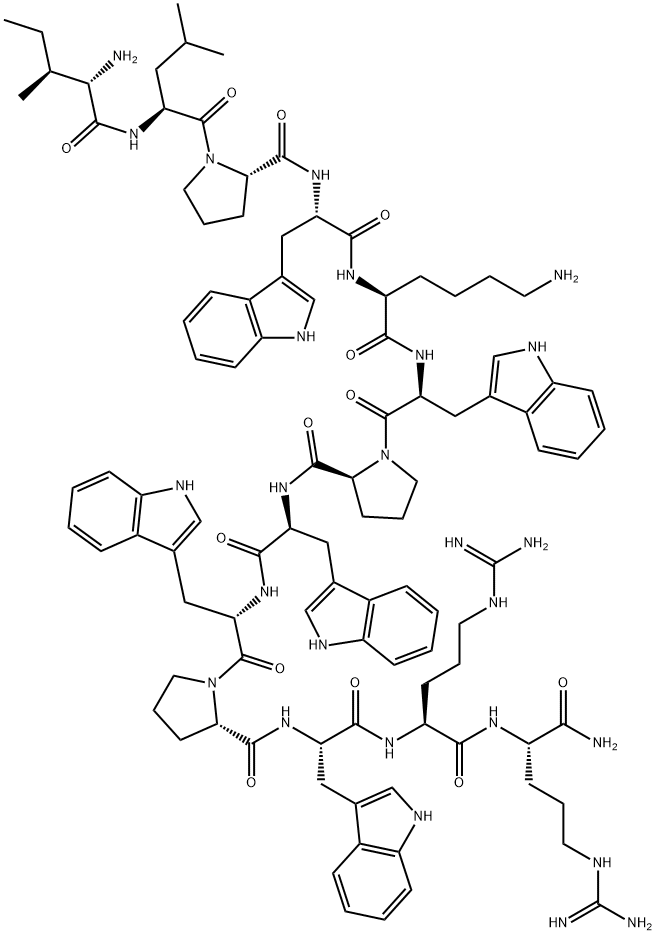 抗菌肽Indolicidin 结构式