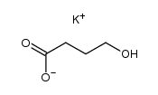 potassium salt of gamma-hydroxy butyric acid 结构式
