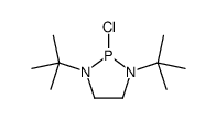 2-氯-1,3-双(1,1-二甲基乙基)-1,3,2-二氮杂磷杂环戊烷 结构式