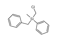 Silane, (chloromethyl)methylphenyl(phenylmethyl)- (9CI) 结构式