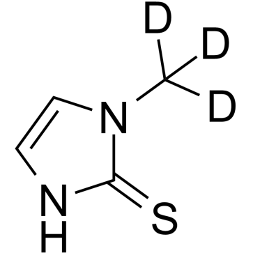 甲巯咪唑 结构式