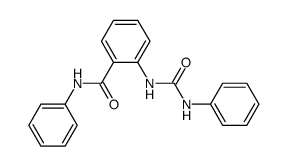 N-phenyl-2-[(phenylcarbamoyl)amino]benzamide 结构式