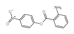 邻氨基苯甲酸(4-硝基苯基)酯 结构式