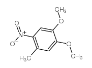 4,5-二甲氧基-2-硝基甲苯 结构式