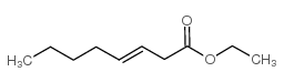 3-辛烯酸乙酯 结构式