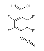 4-叠氮基-2,3,5,6-四氟苯甲酰胺 结构式
