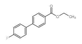 4'-氟联苯-4-羧酸乙酯 结构式